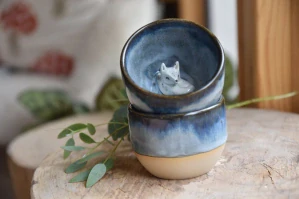 surprise blue wolf cup (cca 2dcl)
